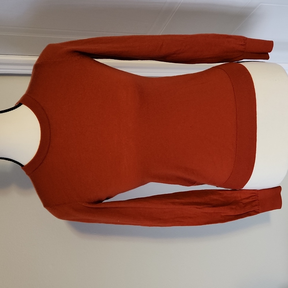 Frank & Oak Rust Crewneck Sweater